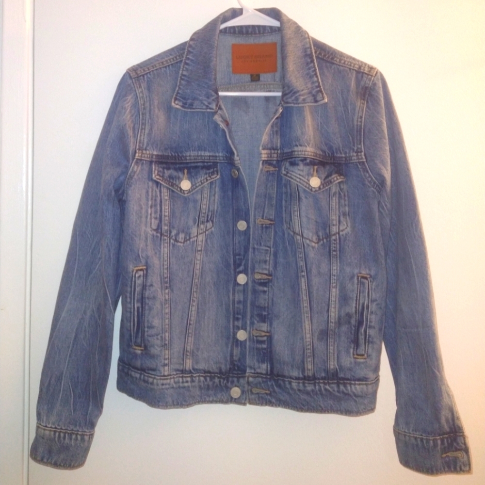 Lucky Brand Tomboy Denim Trucker Jacket